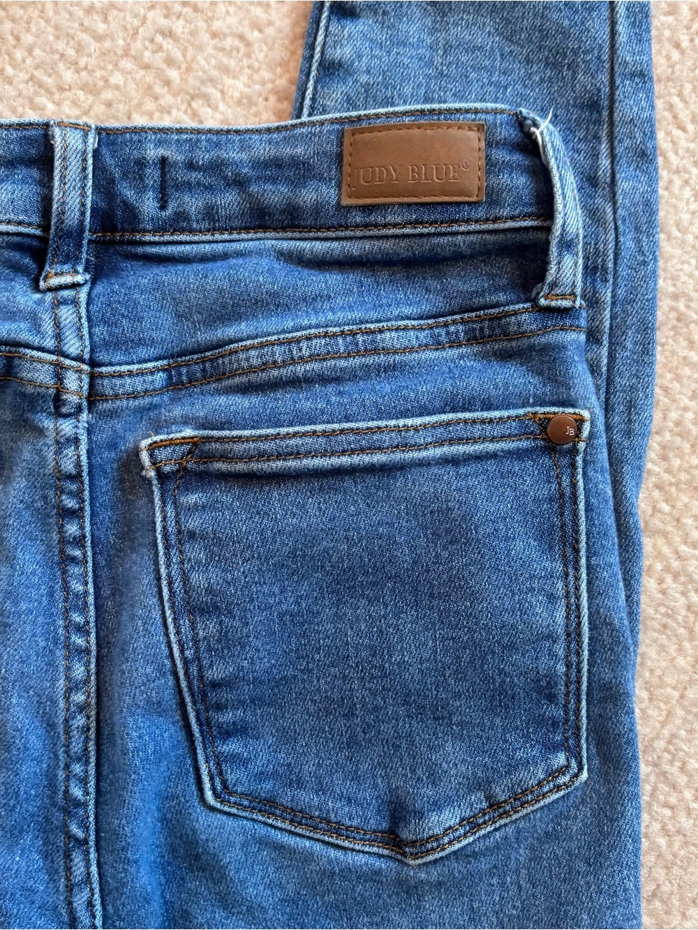 Judy Blue JB88338 Medium Blue Skinny Jeans 1/25 - Picture 2 of 7